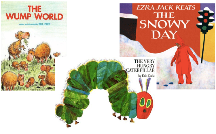 Covers of children's books